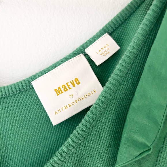 💚 Maeve by Anthropologie Rafaela Bow-Tie Tank – Size Large 💚 - Picture 3 of 8